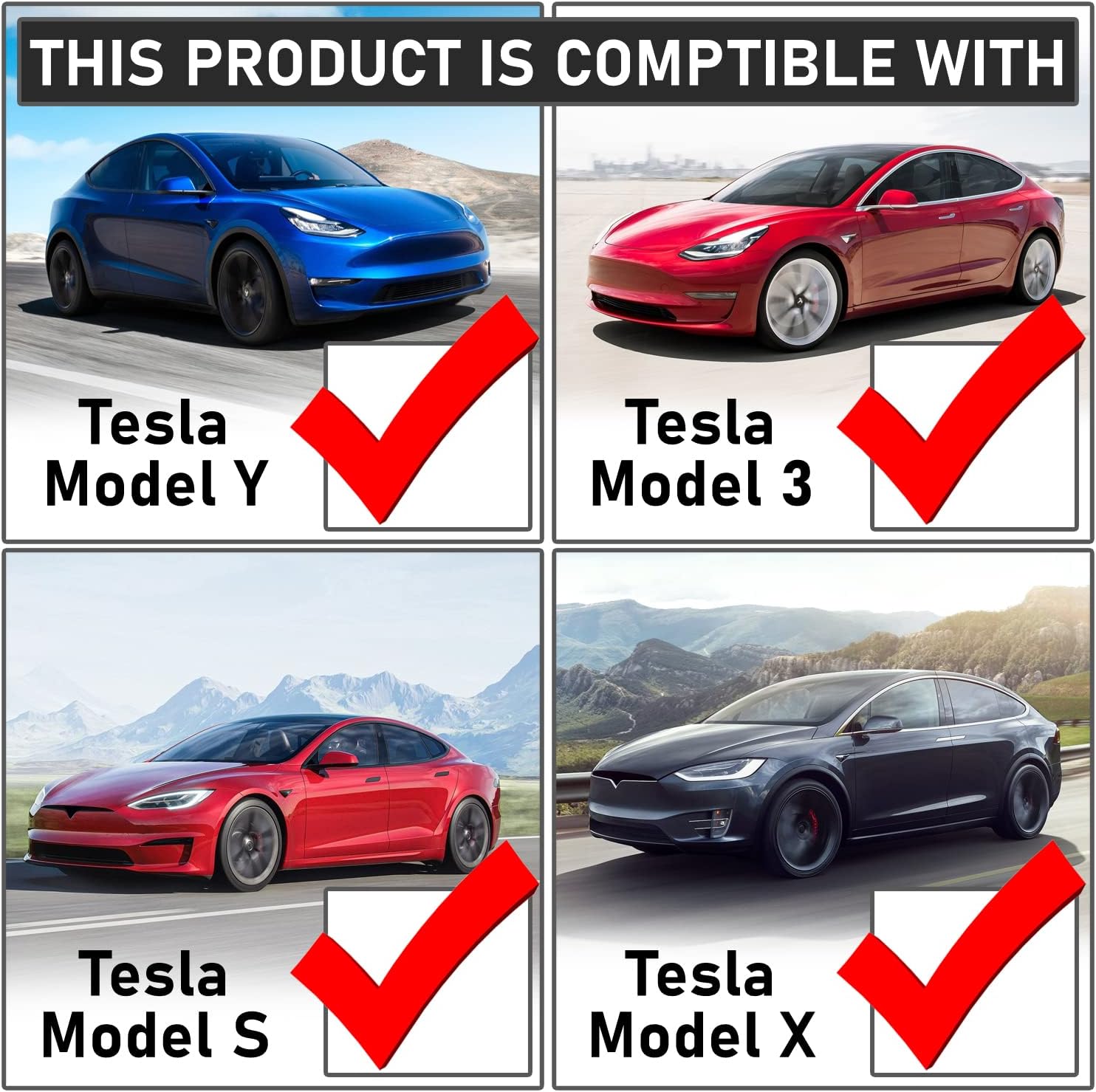 DNA MOTORING TCR-001 J1772 to Tesla Charging Adapter Maximize EV Charging Options Compatible with Tesla Model 3, Y, S, X for Level 1 Level 2 Charging Stations SAE J1772 Charger
