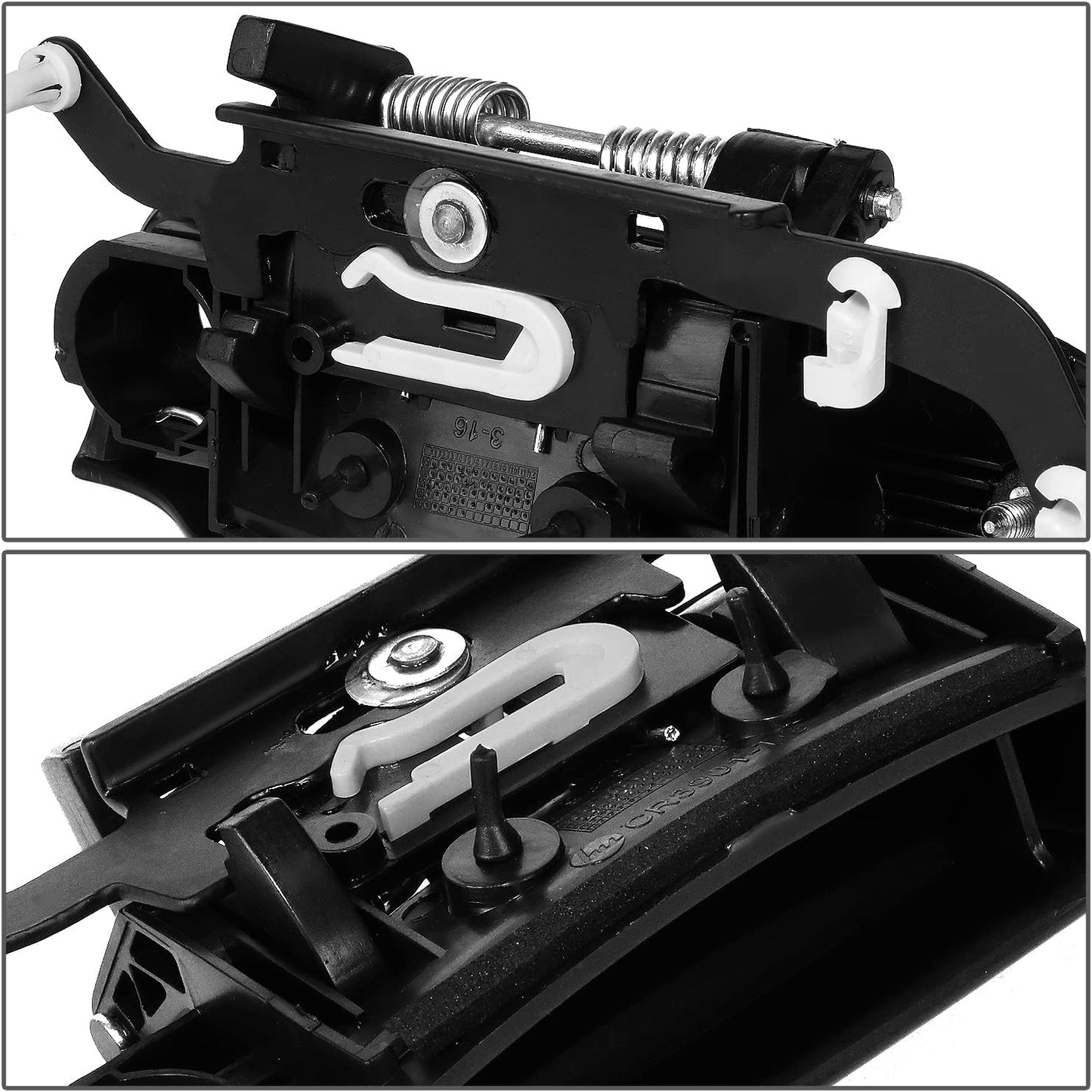 DNA MOTORING OEM-THO-00056 Rear Tailgate Handle Compatible with 96-00 Chrysler Grand Voyager/Town & Country,Smooth Black