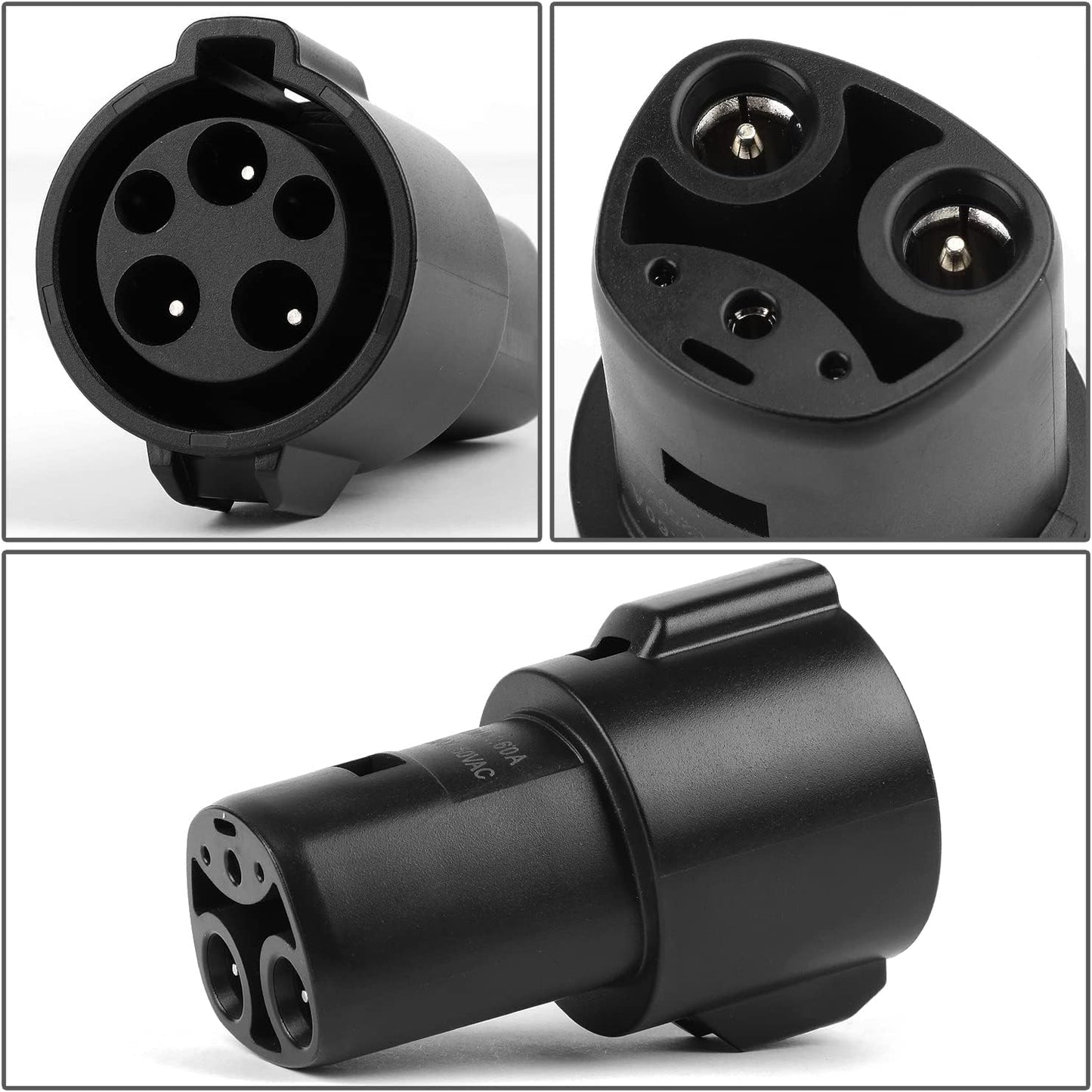 DNA MOTORING TCR-001 J1772 to Tesla Charging Adapter Maximize EV Charging Options Compatible with Tesla Model 3, Y, S, X for Level 1 Level 2 Charging Stations SAE J1772 Charger