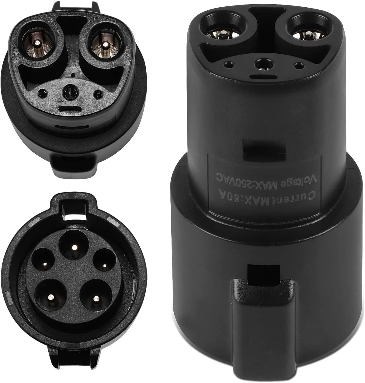 DNA MOTORING TCR-001 J1772 to Tesla Charging Adapter Maximize EV Charging Options Compatible with Tesla Model 3, Y, S, X for Level 1 Level 2 Charging Stations SAE J1772 Charger