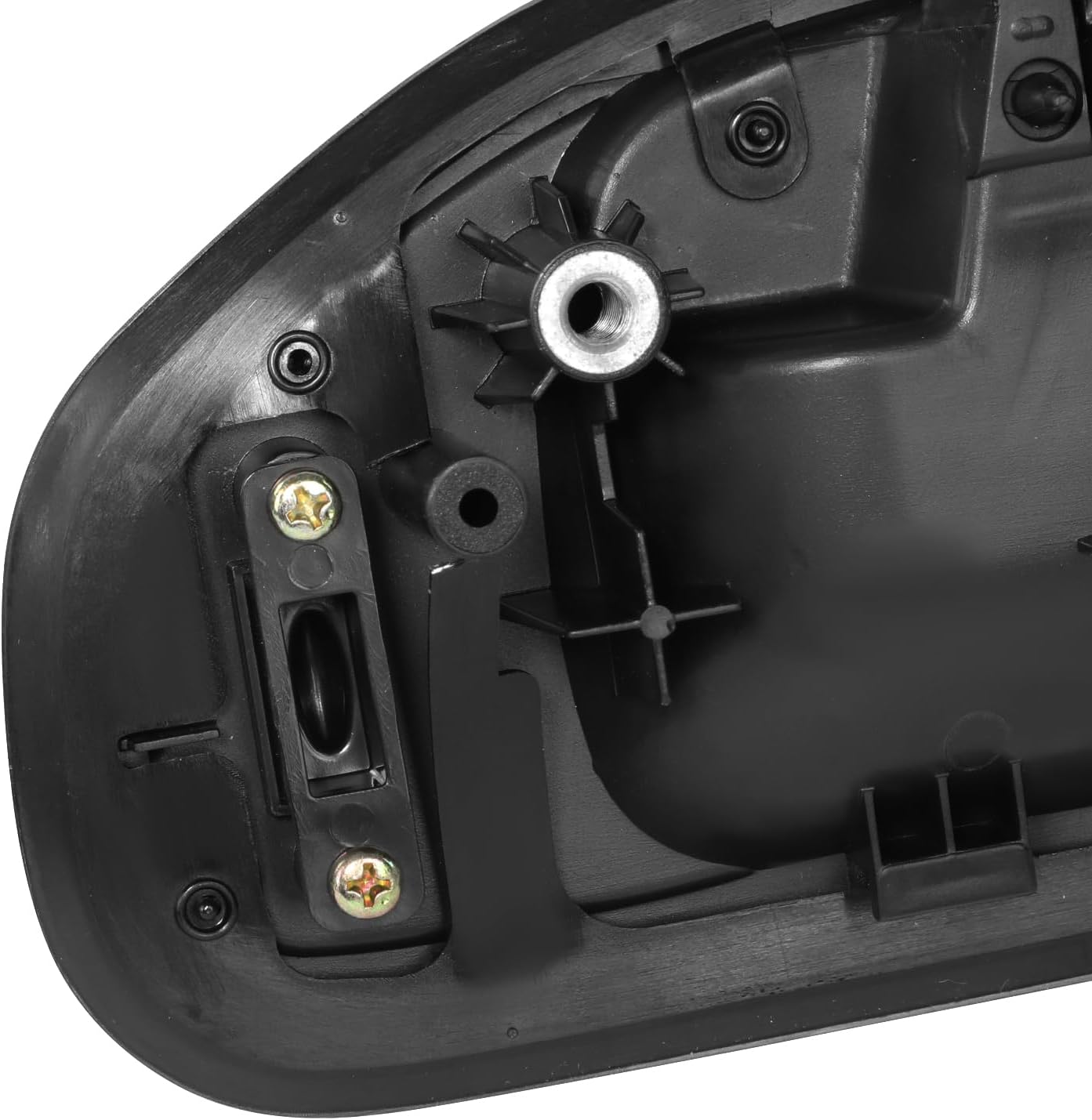 DNA MOTORING Front Passenger Outer Door Handle Compatible with 15-18 City Express / 13-21 NV200, Black, OEM-DHO-01367