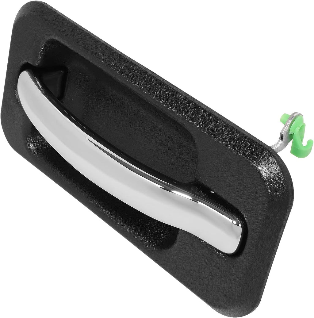 DNA MOTORING OEM-DHO-00555 Rear Left Side Door Pull Handle Compatible with 03-09 Hummer H2, Smooth Black