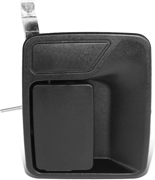 DNA MOTORING OEM-DHO-00952 Tirador de puerta lateral trasera izquierda compatible con F-250 / F-350 / F-450 / F-550 / F-550 1999-2016 Super Duty se adapta a modelos de cabina doble con paquete