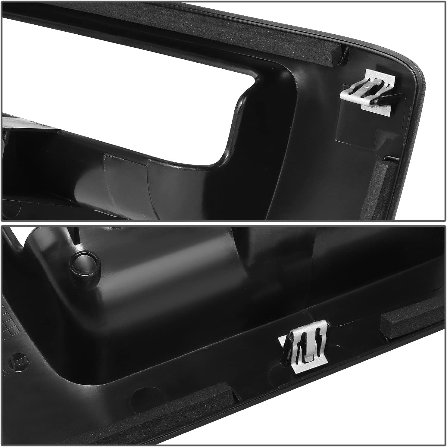 DNA MOTORING OEM-THO-00024 Tailgate Handle Bezel Trim Compatible with 2007-2013 Silverado/Sierra 1500, Textured Black