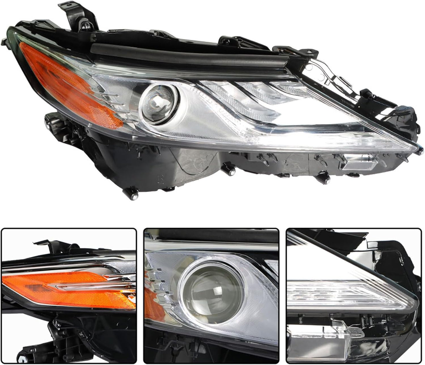 labwork Headlight Assembly Replacement for Toyota Camry XLE/XSE Headlights 2018-2020 RH Set Passenger Side
