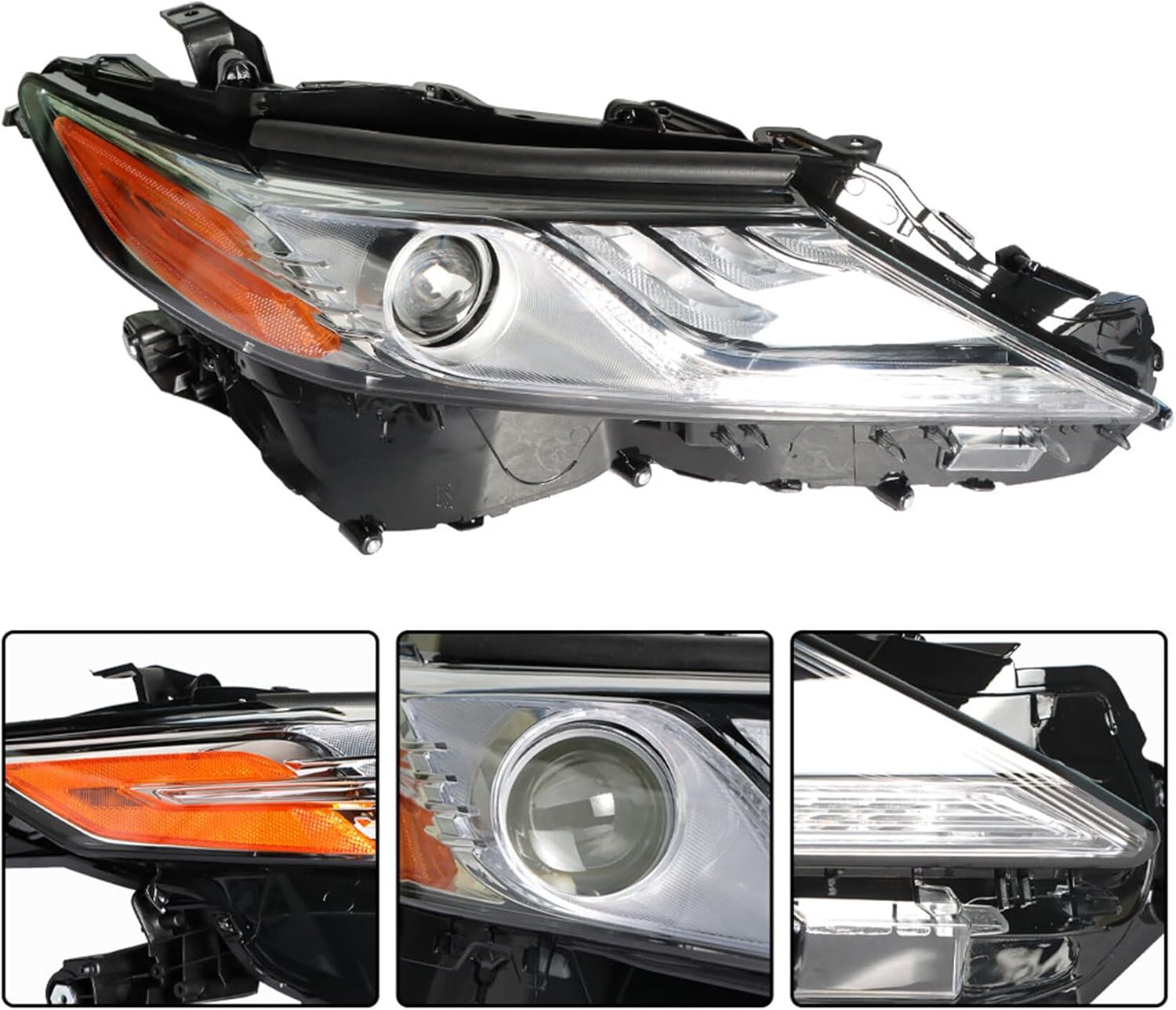 labwork Headlight Assembly Replacement for Toyota Camry XLE/XSE Headlights 2018-2020 RH Set Passenger Side