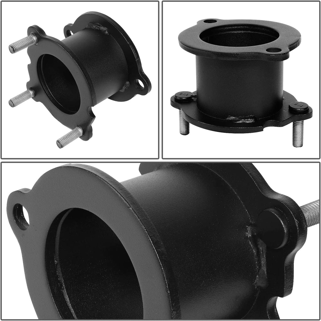 J2 Engineering J2-LK-CH-F-016-BK 3'' Front Leveling Lift Kit Strut Spacers Compatible with 2002-2009 Envoy/Trailblazer 2WD 4WD