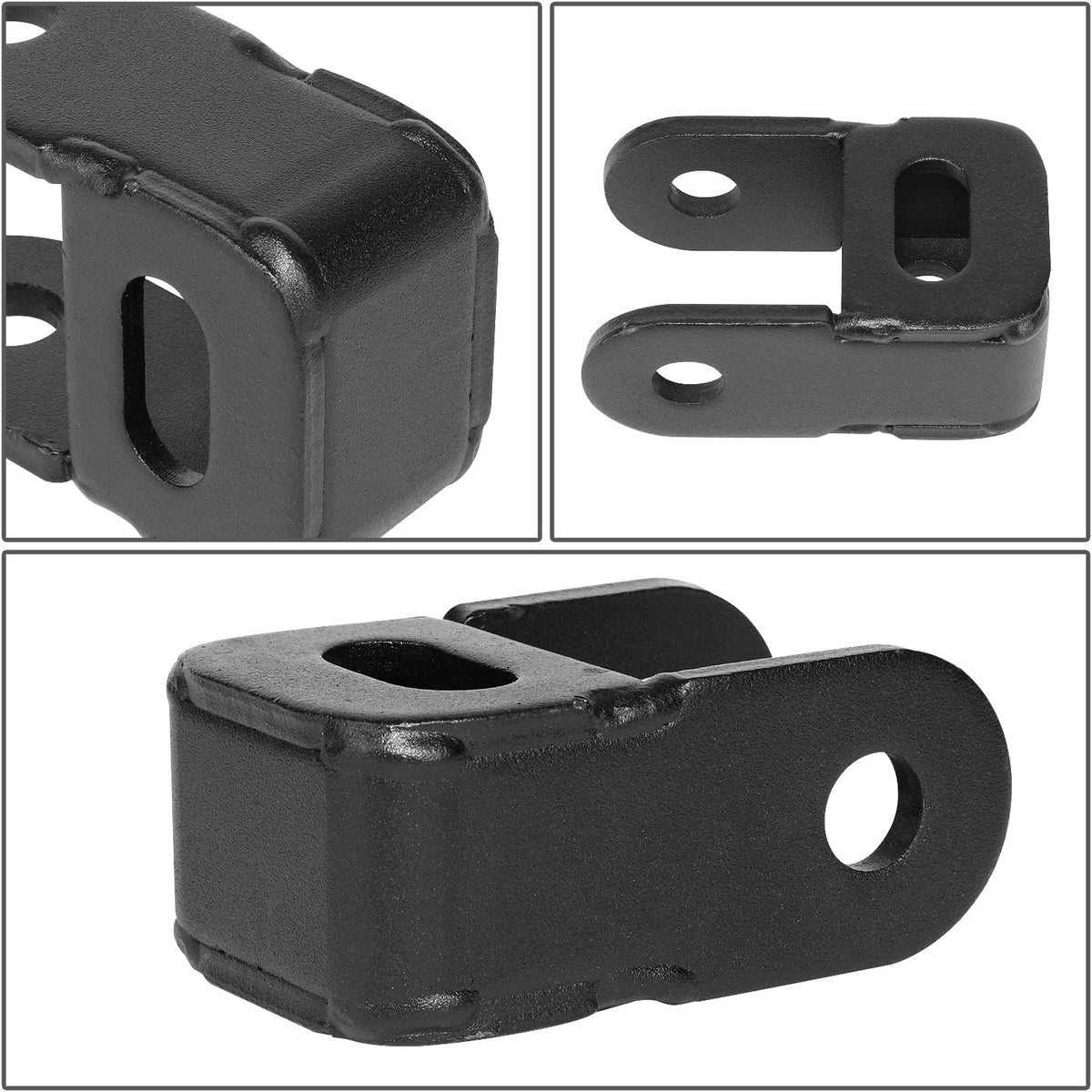 J2 Engineering J2-LK-FD-F-SE-024-BK 2" Front Leveling Lift Kit Coil Spring Spacers w/Shock Extensions Compatible with 05-22 F250 Super Duty / F350 Super Duty
