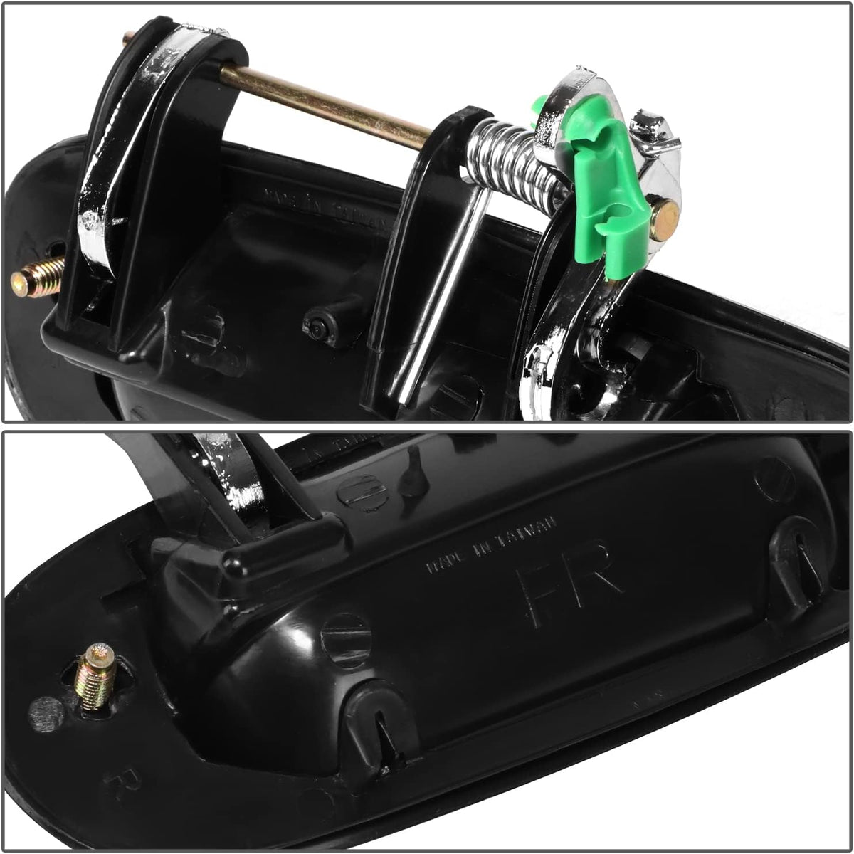 DNA MOTORING OEM-DHO-00516 Front Right Side Door Pull Handle w/o keyhole Compatible with 05-09 Saab 9-7X, 04-07 Rainier, 02-09 Trailblazer/Envoy, 03-08 Ascender, 02-04 Bravada
