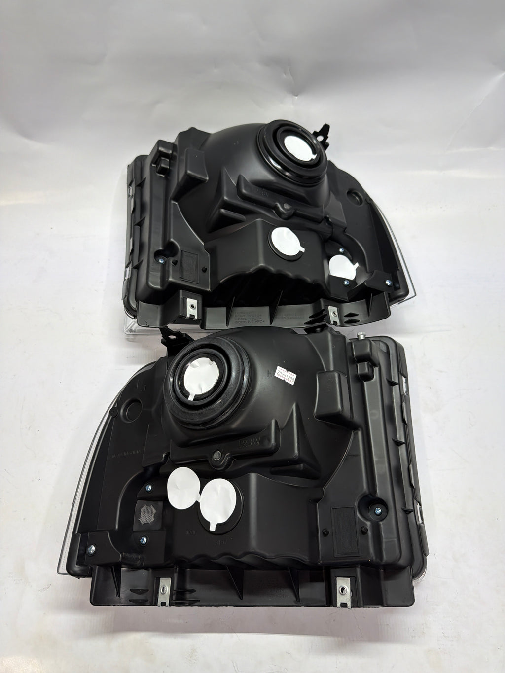 HL-OH-FSD05-CH-CL 05-07 Ford F250 F350 Chrome Clear Headlights