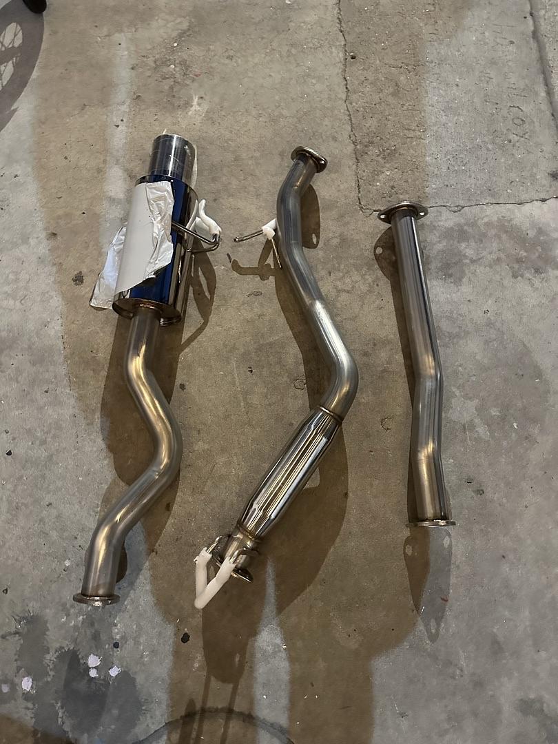 Wrapped CBE-HC06SI 06-11 Honda Civic Ex 1.8L catback exhaust stainless steel