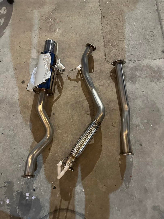 Wrapped CBE-HC06SI 06-11 Honda Civic Ex 1.8L catback exhaust stainless steel