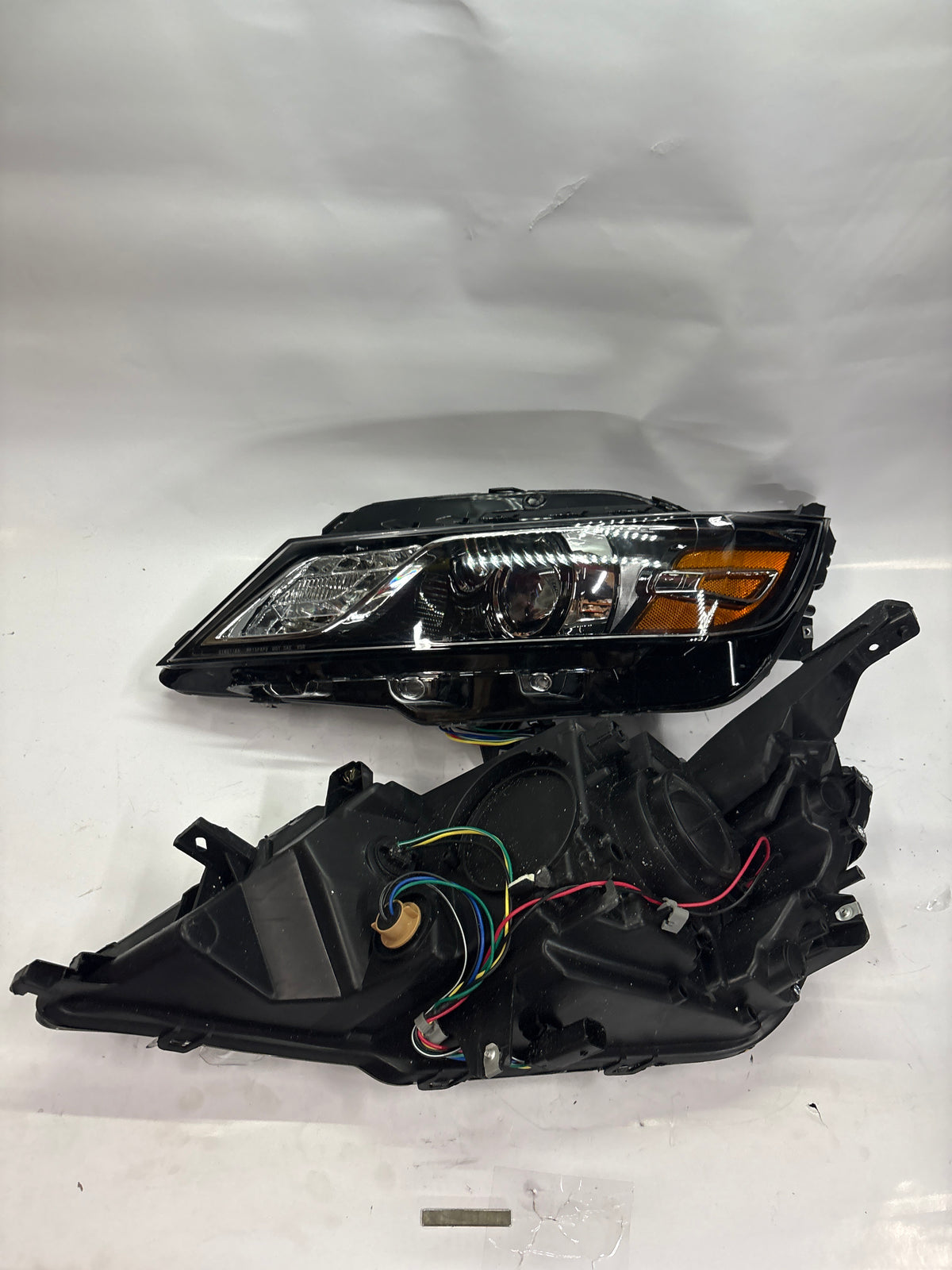 14-20 CHEVY IMPALA HEADLIGHTS BLACK AMBER PROJECTOR