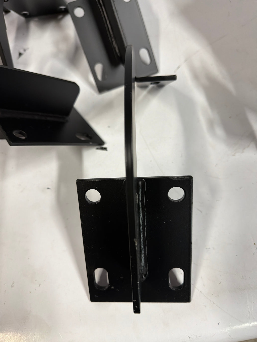 99-16 ford super duty steel running board brackets 6pcs complete with hardware for crew cab super cab or regular cab