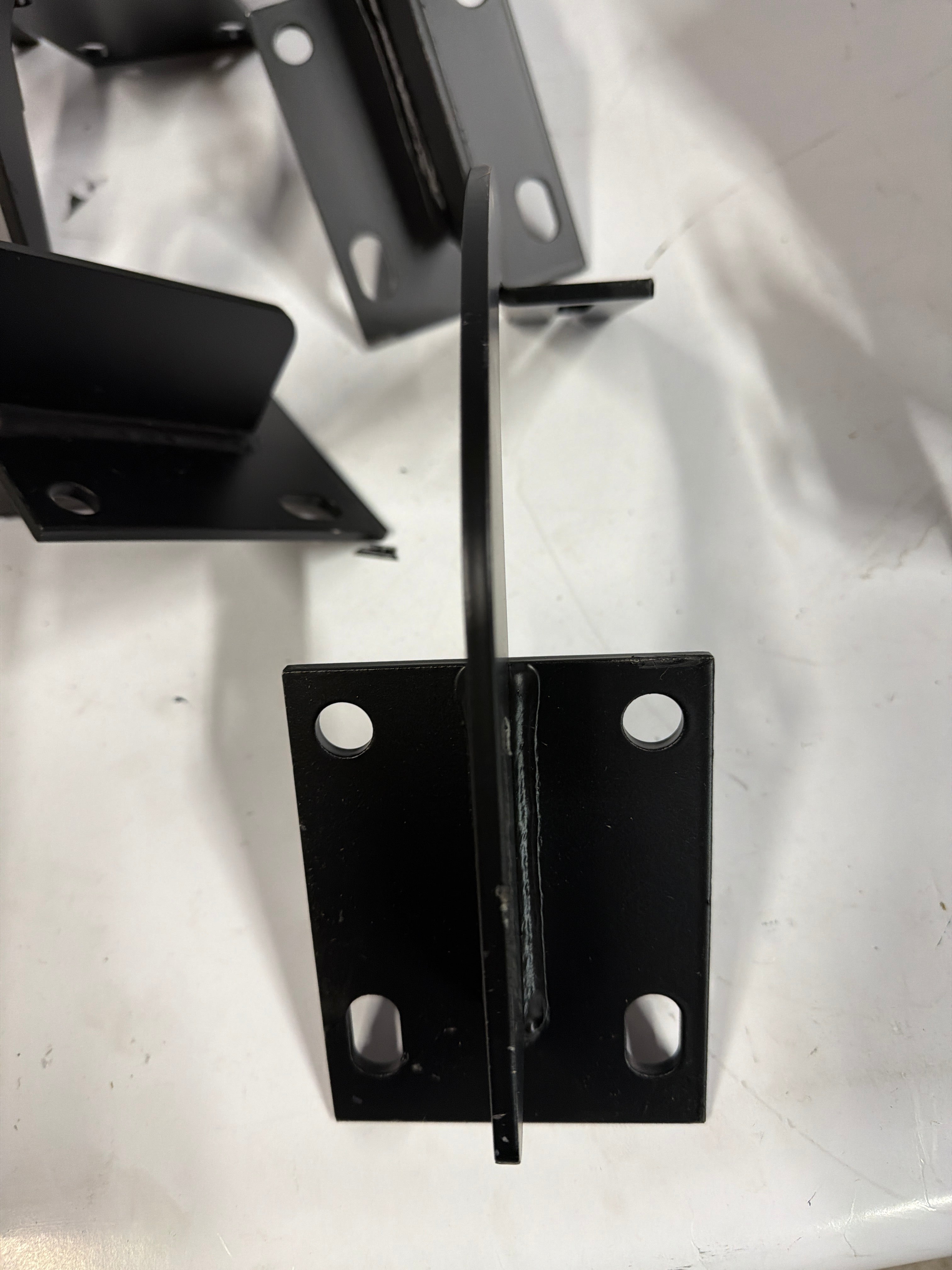 99-16 ford super duty steel running board brackets 6pcs complete with hardware for crew cab super cab or regular cab