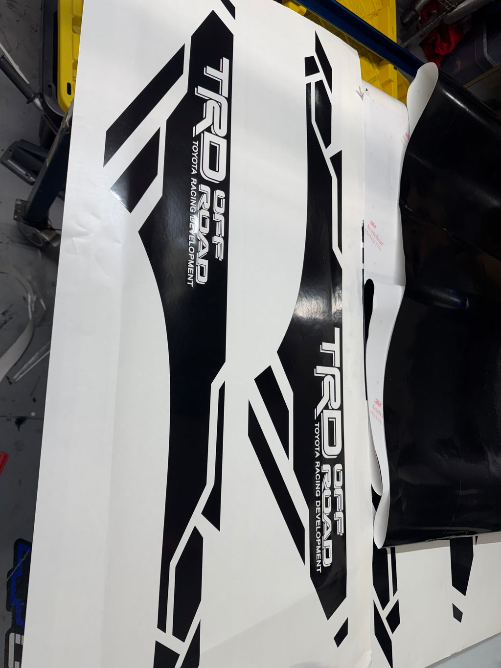 Bedside Decal for Toyota Tacoma TRD Off-Road black left + Right
