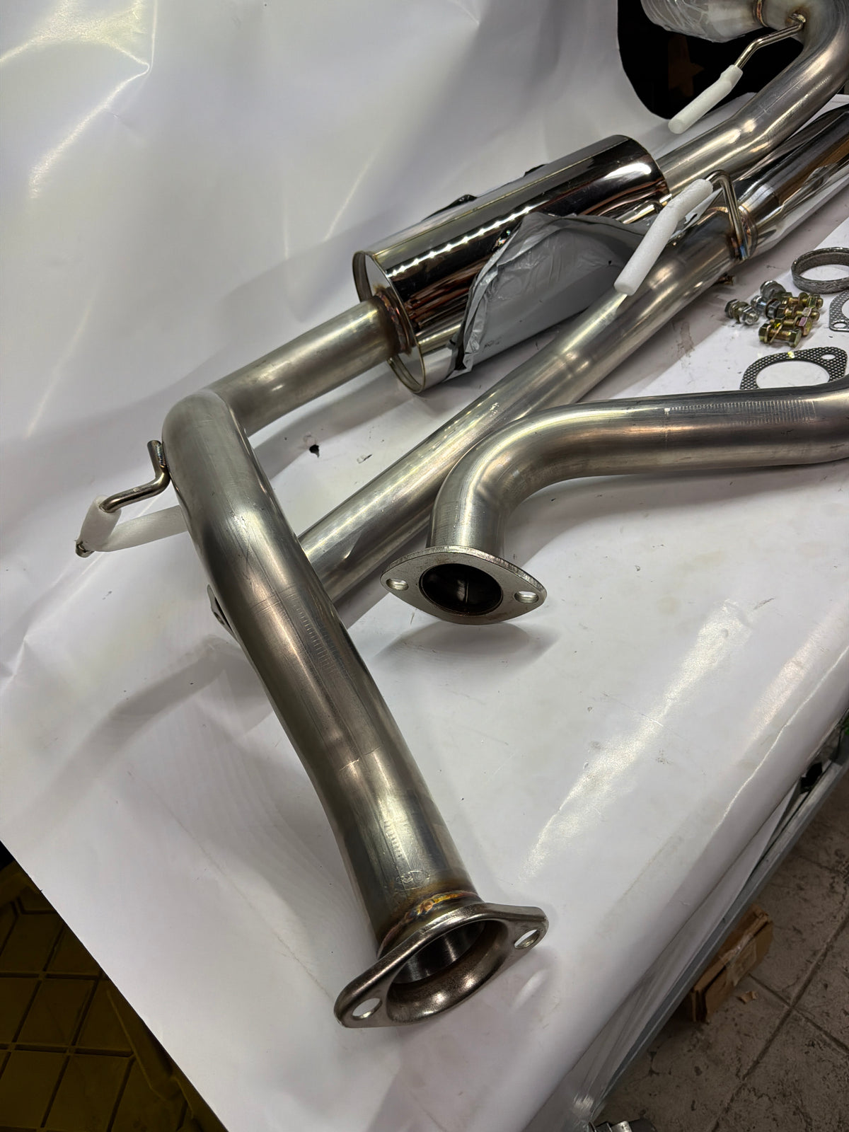 WRAPPED HONDA CRX HATCHBACK 1988-1991 CATBACK EXHAUST