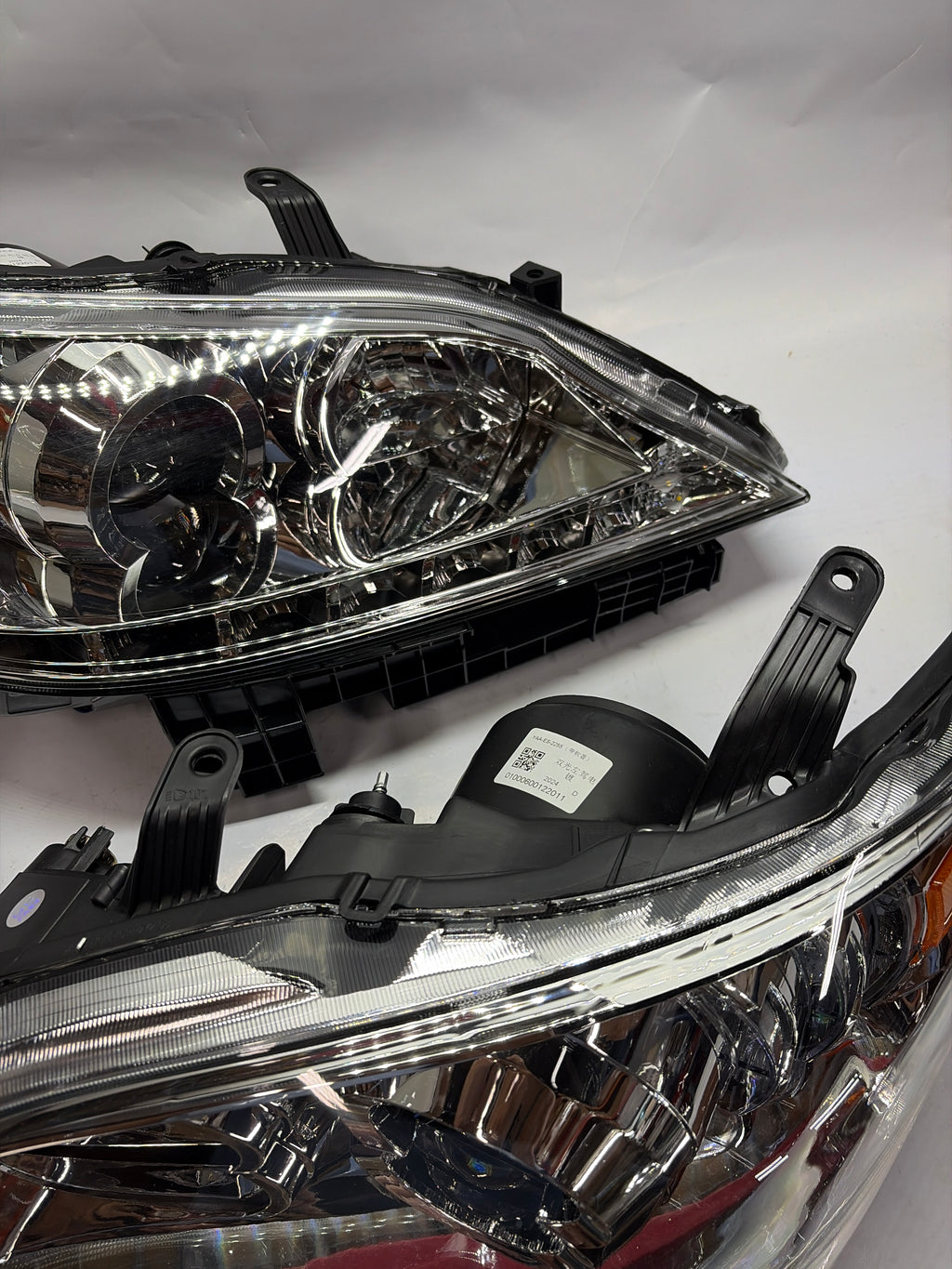 YAA-ES-2255-CH 10-12 Lexus es350 chrome amber headlights