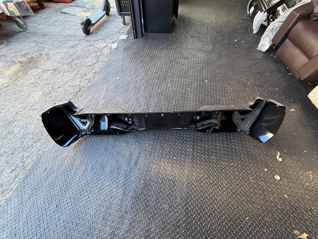 AS IS 05-15 TOYOTA TACOMA REAR BLACK BUMPER NO BRACKETS NO HARDWARE