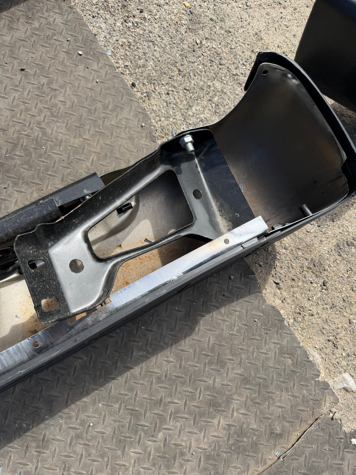 AS IS BUMPER FOR 99-06 CHEVY SILVERADO AND GMC SIERRA REAR CHROME WITH BRACKETS AND HARDWARE AVAILABLE