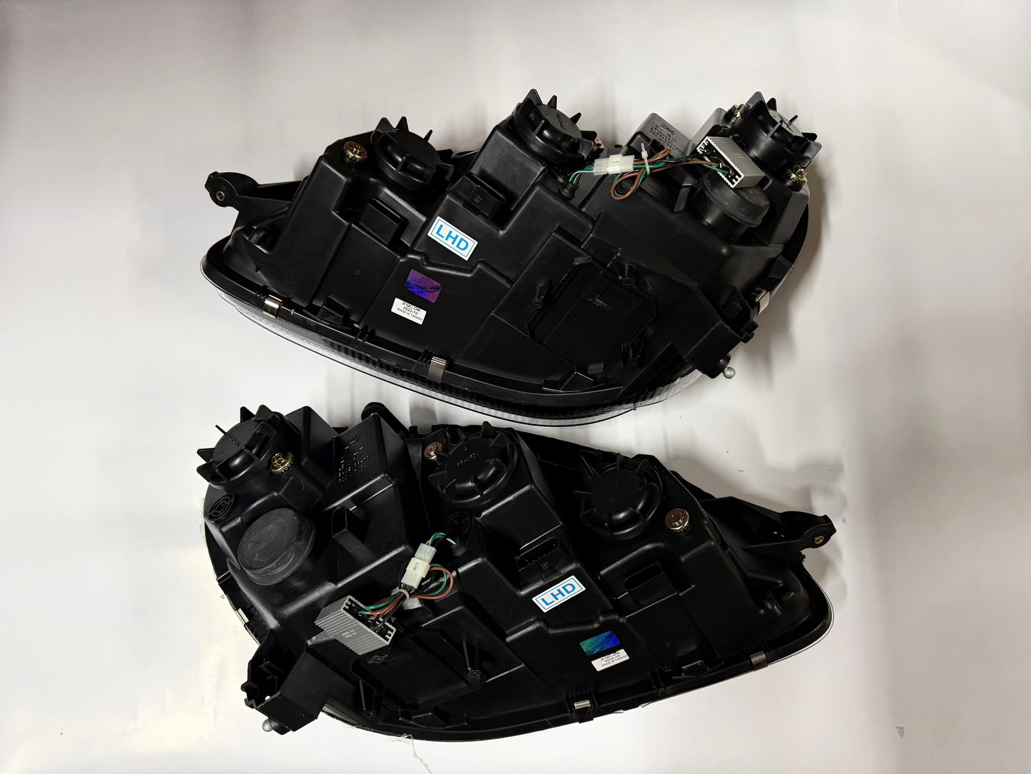 00-06 MERCEDES BENZ S430 S500 S600 BLACK CLEAR HOUSING WITH PROJECTOR HALOGEN LED