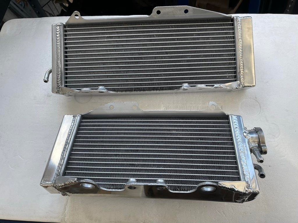 09-11 KAWASAKI KX250F 2/DUAL ROW ALUMINUM OFF ROAD MOTORCYCLE BIKE RADIATORS L+R RAMC-KXF250-09