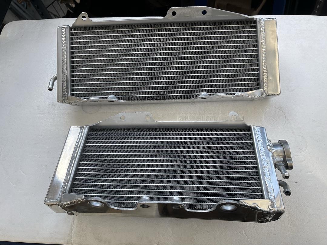 09-11 KAWASAKI KX250F 2/DUAL ROW ALUMINUM OFF ROAD MOTORCYCLE BIKE RADIATORS L+R RAMC-KXF250-09