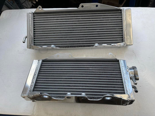09-11 KAWASAKI KX250F 2/DUAL ROW ALUMINUM OFF ROAD MOTORCYCLE BIKE RADIATORS L+R RAMC-KXF250-09