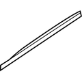 GM OEM 96649130 rear outer belt weatherstrip