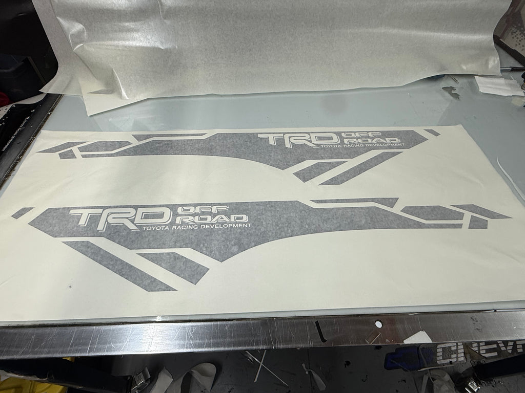Bedside Decal for Toyota Tacoma TRD Off-Road black left + Right