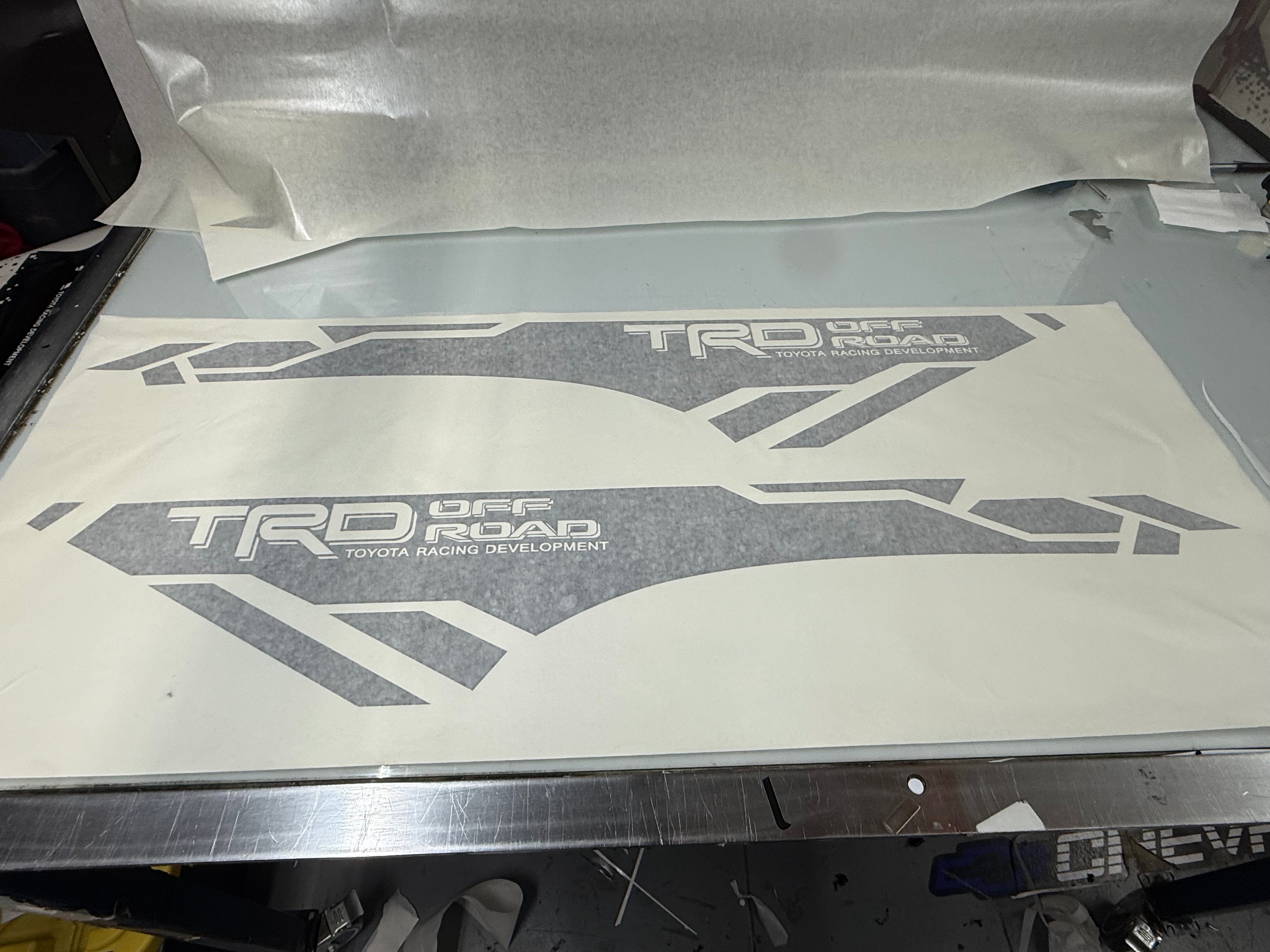 Bedside Decal for Toyota Tacoma TRD Off-Road black left + Right