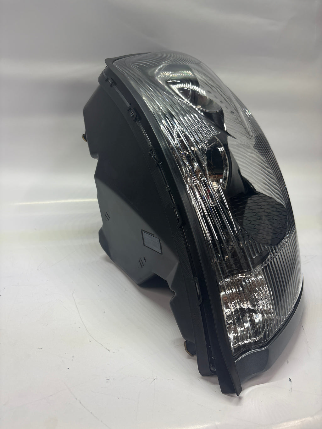 04-17 Volvo VNL Left Driver Side Black Amber Headlight