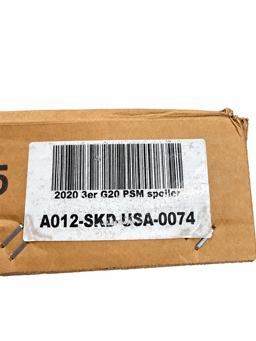 A012-SKD-USA-0074 BMW G20 package label