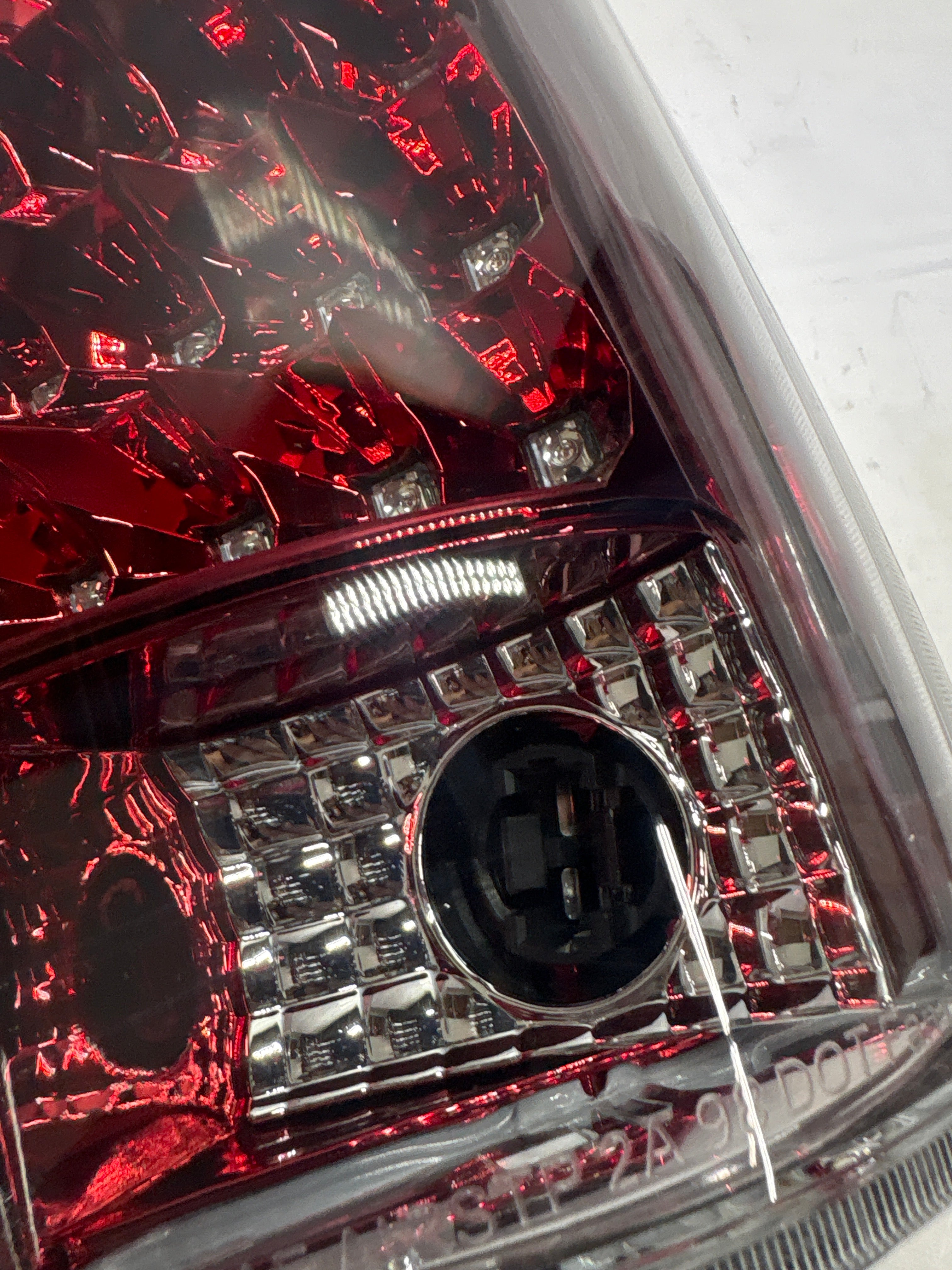 88-02 Chevy GMC C/K Series led taillights Red Housing Clear Lens