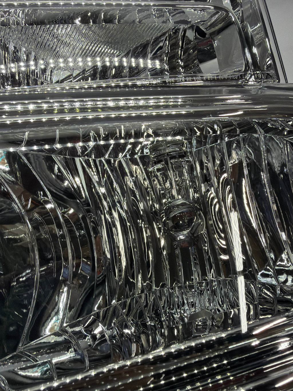 HL-OH-FSD05-CH-CL 05-07 Ford F250 F350 Chrome Clear Headlights
