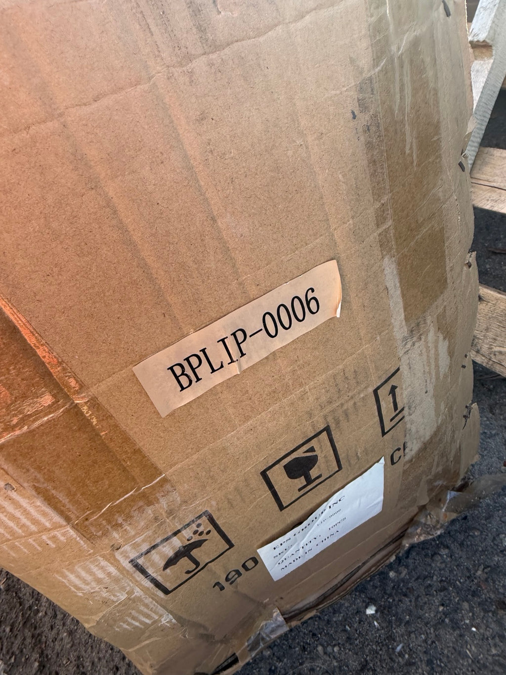 BPLIP-0006 original box label