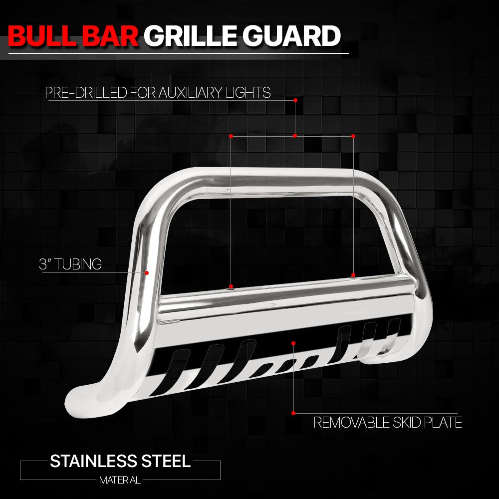 BURB-033-SS polished stainless bull bar for 2008-2013 Toyota Highlander