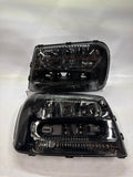 02-09 CHEVY TRAILBLAZER HEADLIGHT ASSEMBLY DRIVER AND PASSENGER SIDE SMOKED CLEAR