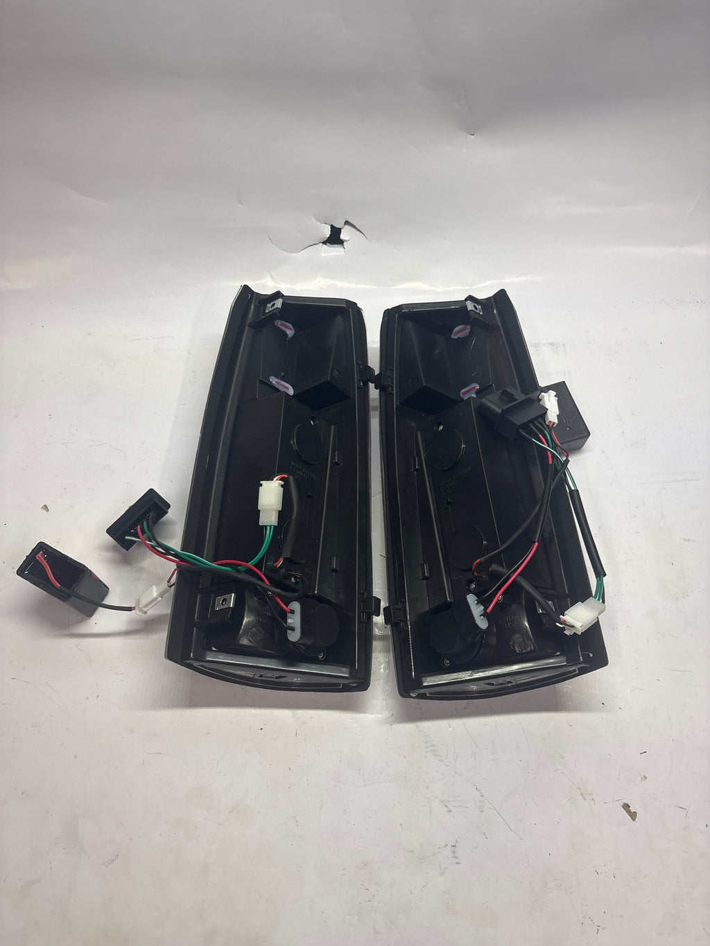 88-02 Chevy GMC C/K Series led taillights Red Housing Clear Lens