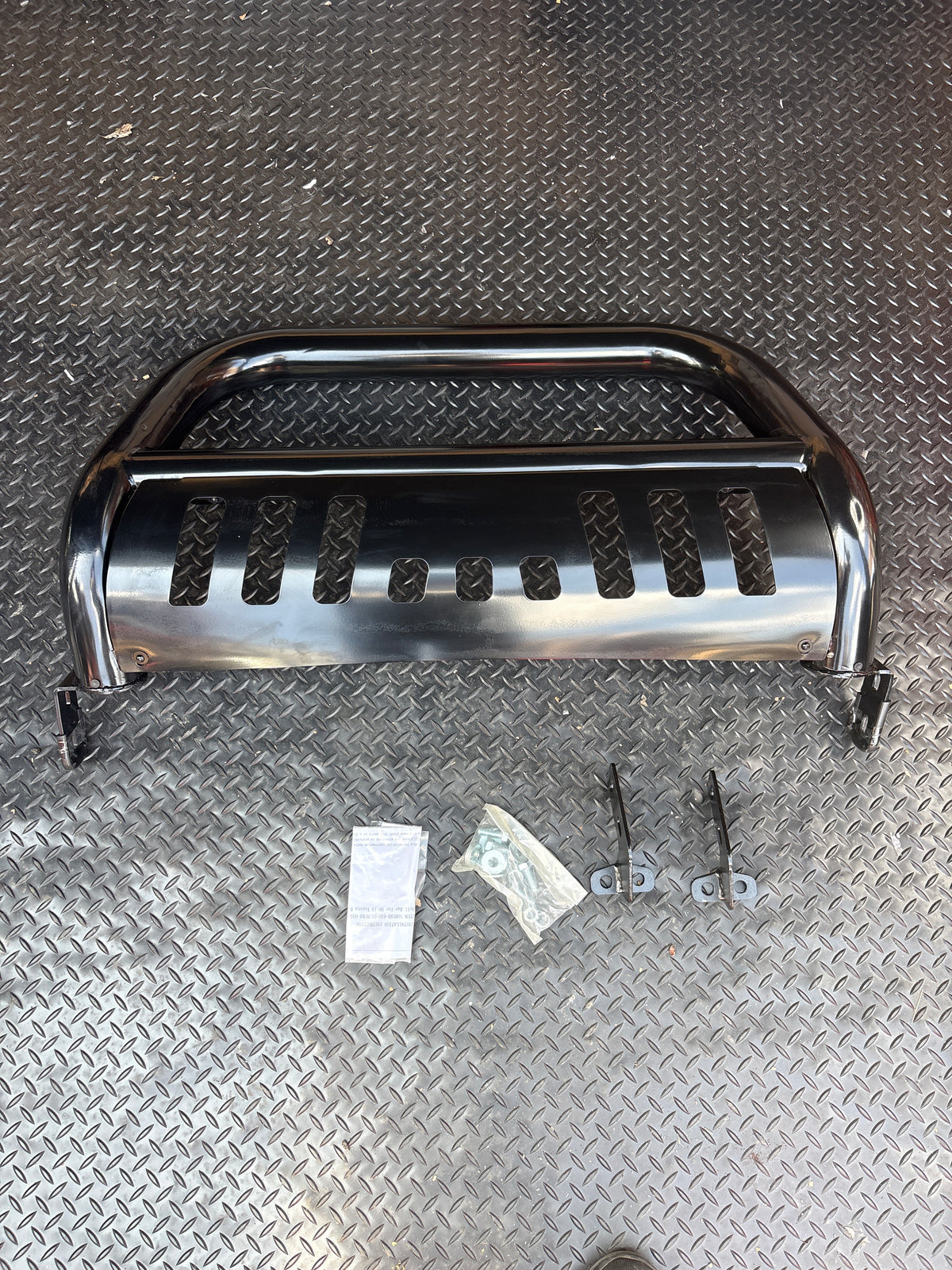 2006–2016 Toyota RAV4 3" Bull Bar with Skid Plate - Black