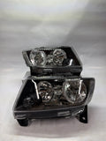 11-13 JEEP GRAND CHEROKEE BLACK HOUSING WITH CLEAR CORNER HEADLIGHTS