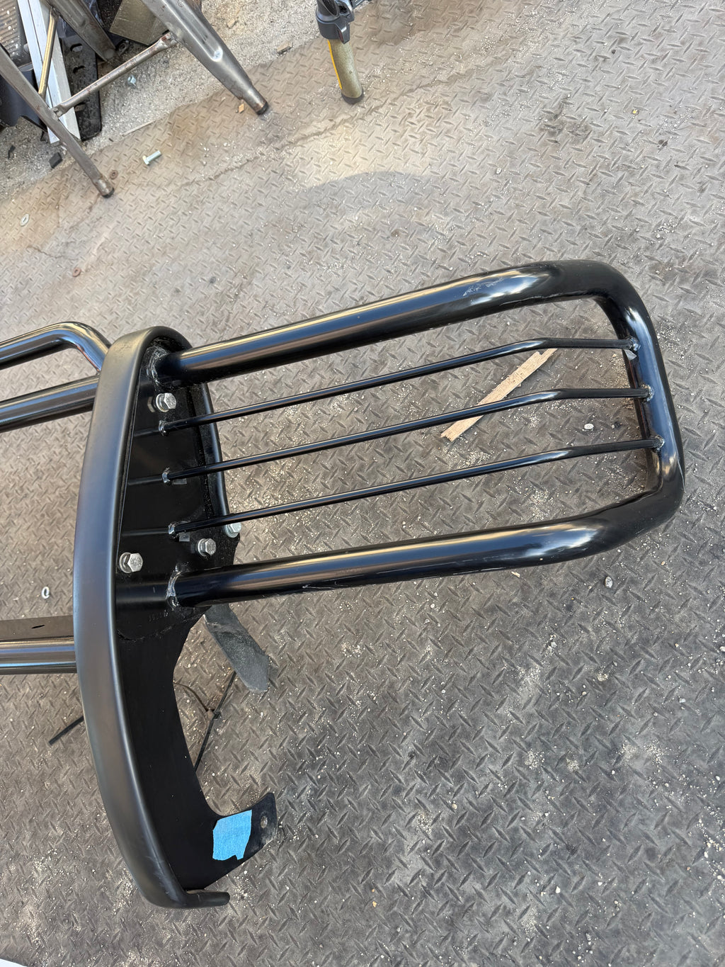 #79 93-98 GRAND CHEROKEE ZJ BLACK FRONT BUMPER BRUSH GRILLE GUARD