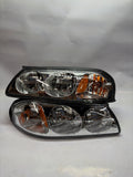 00-05 CHEVY IMPALA Chrome Amber Headlights