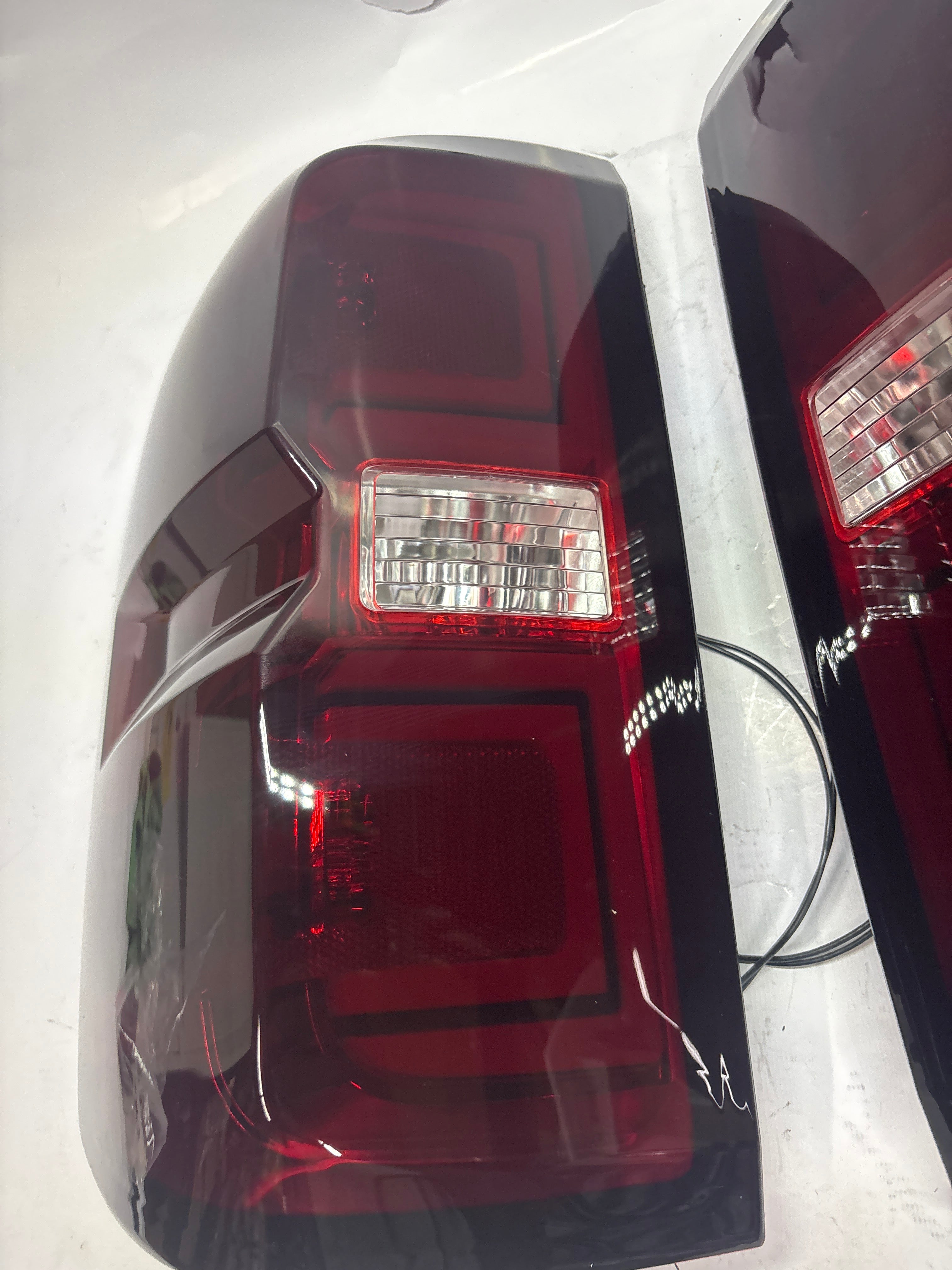 14-18 CHEVY SILVERADO 3D LED RED SMOKED TAIL LIGHTS