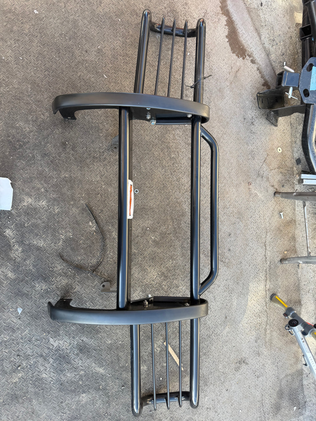 #79 93-98 GRAND CHEROKEE ZJ BLACK FRONT BUMPER BRUSH GRILLE GUARD