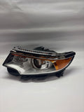 11-14 Ford Edge Driver Side Chrome Amber Headlight