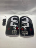 Open Box TL-F15004-LED-3D-BK-CL 04-08 Ford F-150 Black Clear 3D Led Taillights