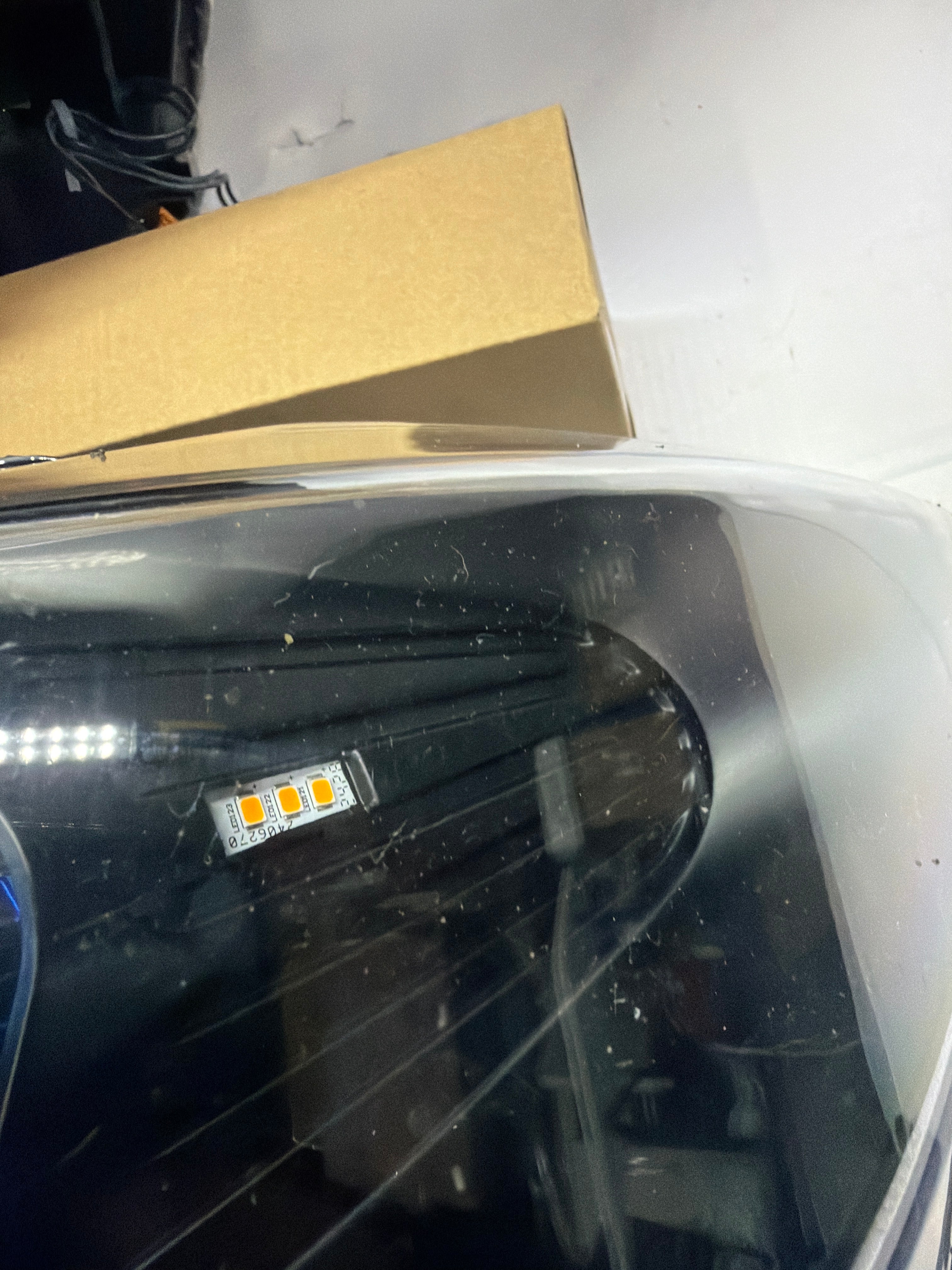 HL-3D-HD-F3213-T2-BK-ASIS 14-16 BMW 428I, 17-20 430I, 440I 3D Halo LED Projector Black Housing Clear Lens Headlights