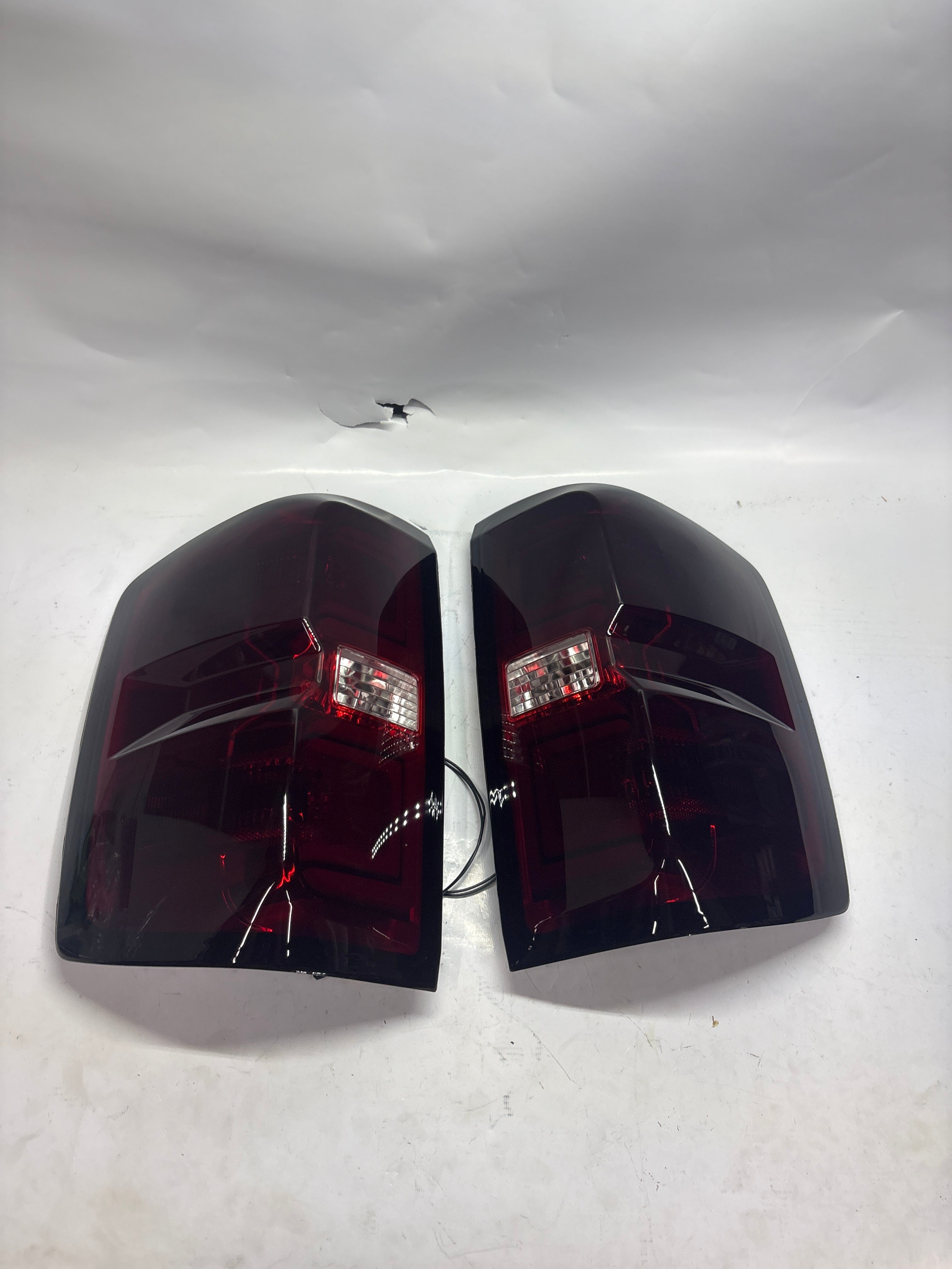 14-18 CHEVY SILVERADO 3D LED RED SMOKED TAIL LIGHTS