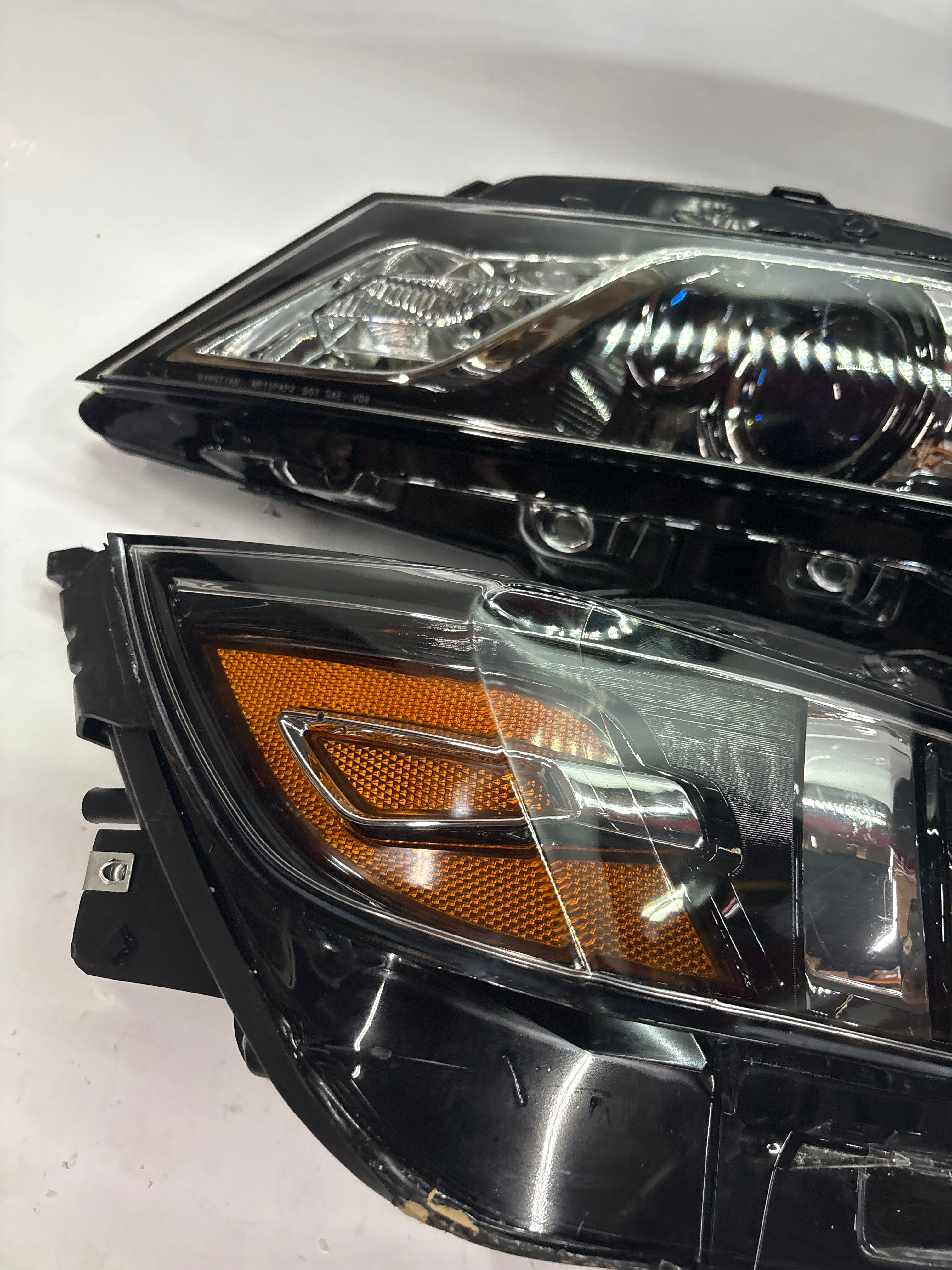 14-20 CHEVY IMPALA HEADLIGHTS BLACK AMBER PROJECTOR